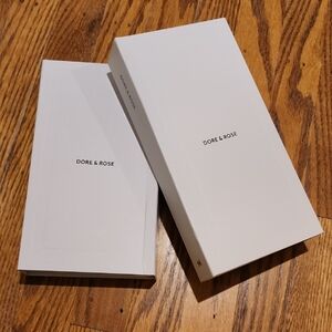 2 Dore & Rose White Silk Pillowcases